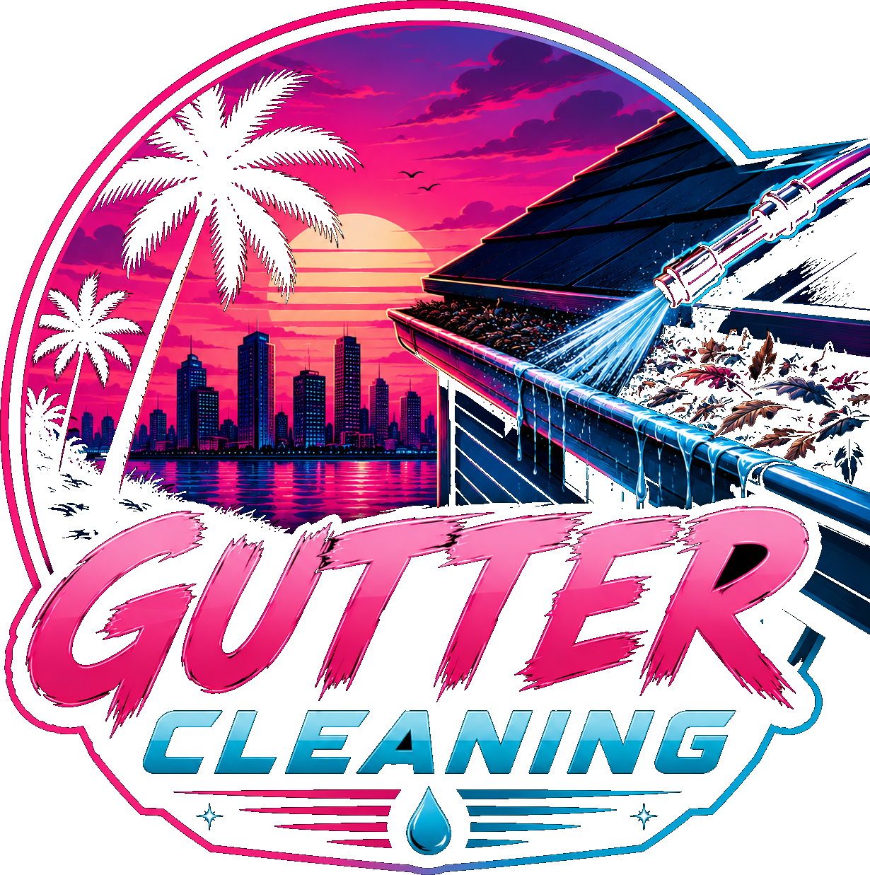 Gutter cleaning badge